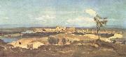 Jean Baptiste Camille  Corot Avignon (mk11) France oil painting reproduction